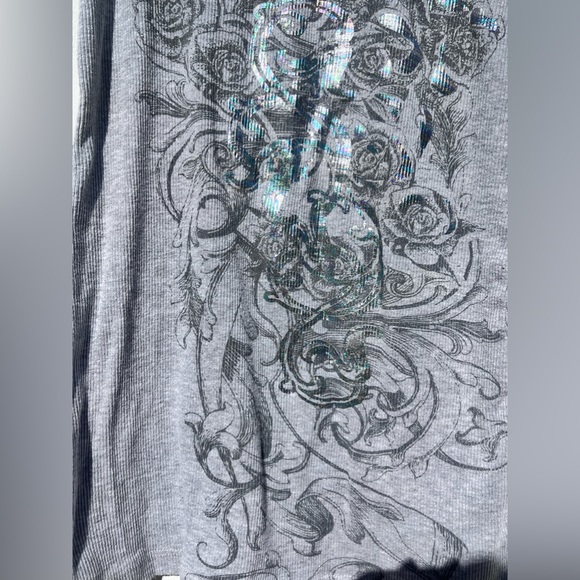 Sexy Y2K Angels & Roses Graphic Tank Top • Angels brand • Large • vintage 2000s - Picture 5 of 11